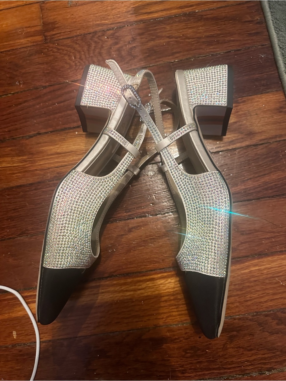 Same Edelman Rhinestone sling backs - Picture 3 of 5
